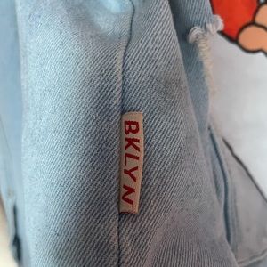 Pull Hoodie Brooklyn Cloth Co Taille XL – Gris, Tie-dye, Motif Smiley 'Have A Belle Day'